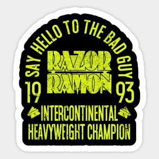 Intercontinental Champion Razor Ramon Sticker